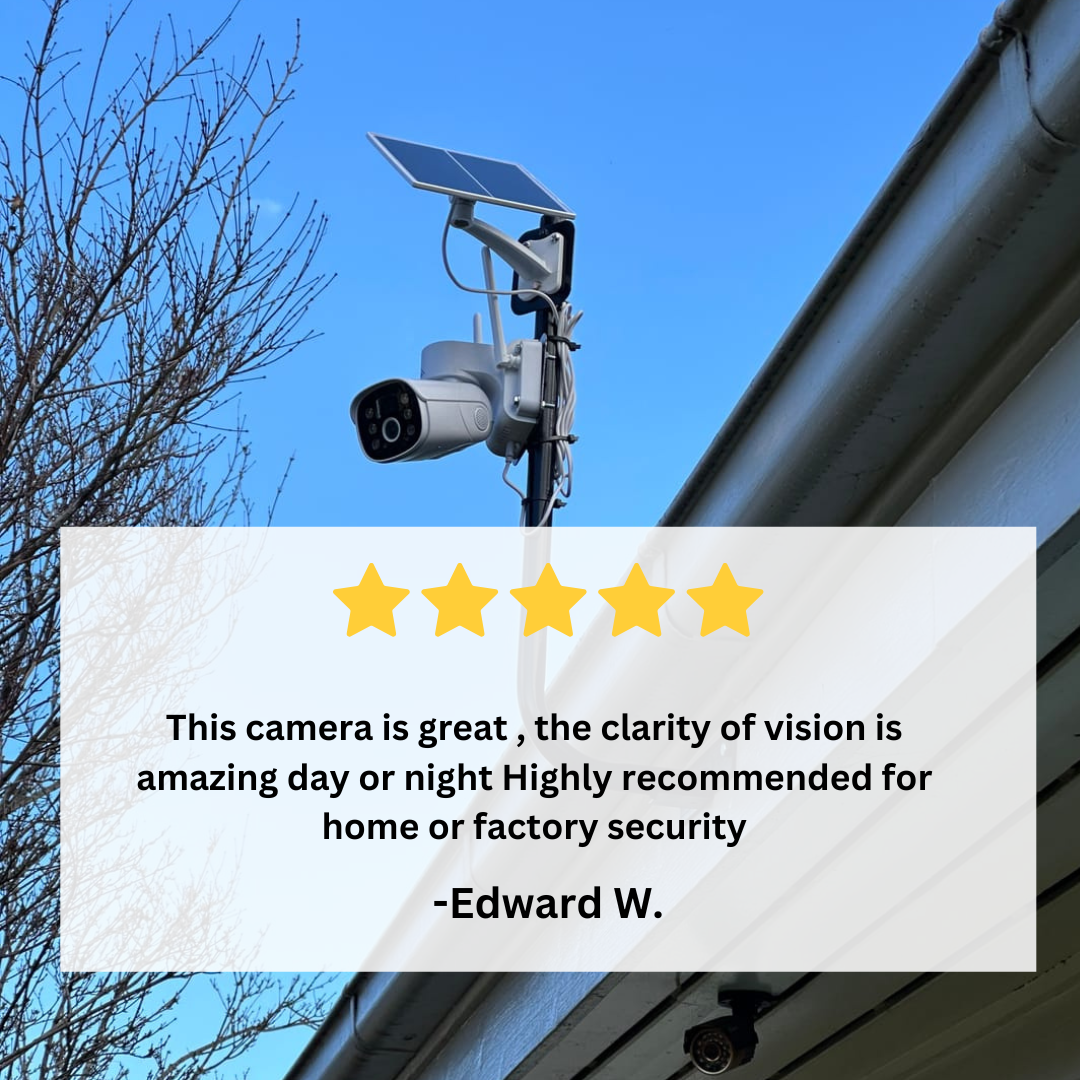 Solar Camera Pro 2.0 4G® - (DOES NOT WORK WITH WIFI, REQUIRES SIM CARD) 2025