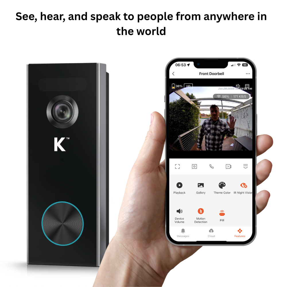KeldCo DoorMate Doorbell Camera Wifi