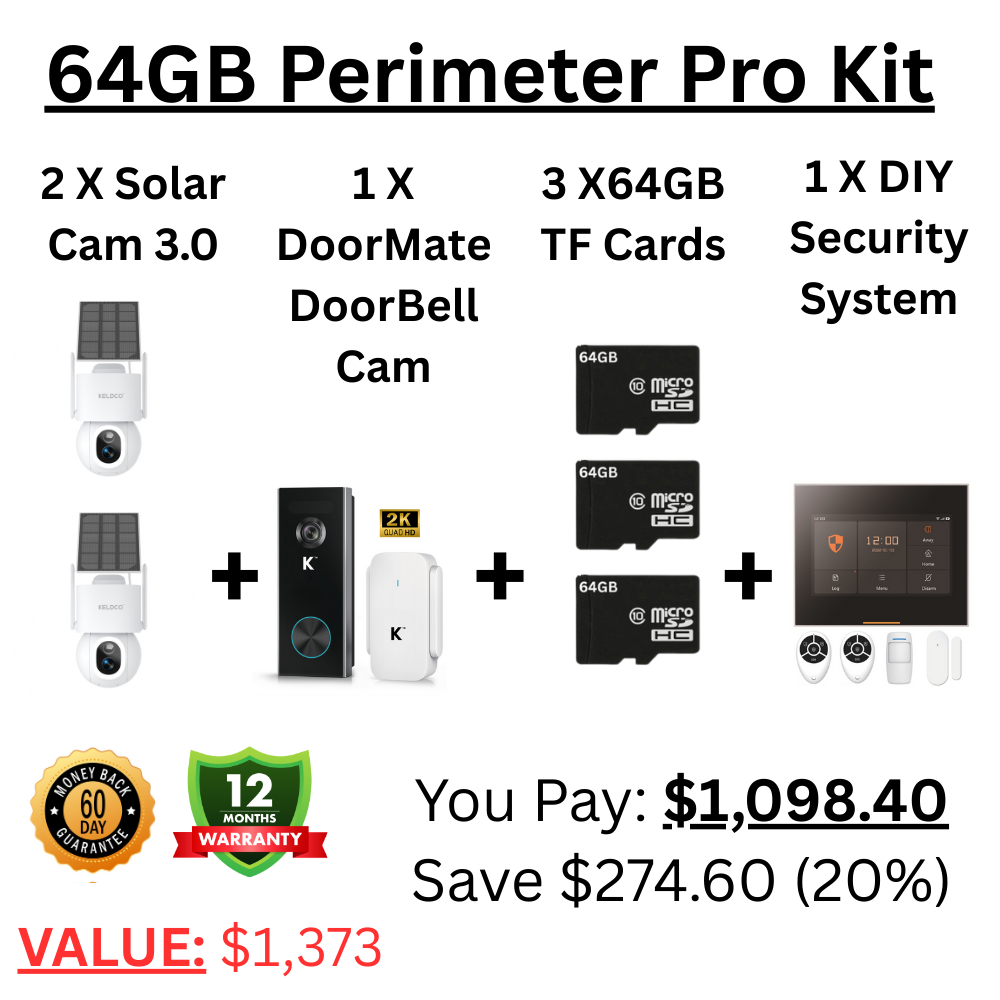 Perimeter Kit Pro Solar Camera 3.0 (64GB)