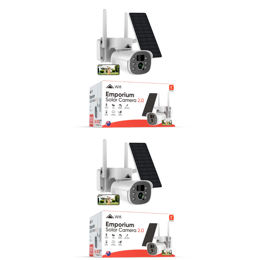 2 x Solar Camera Pro 2.0 (WIFI) Bundle