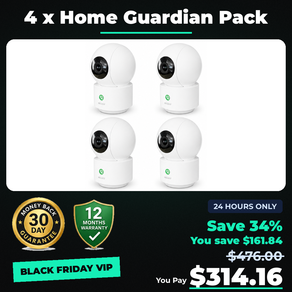 4 x Home Guardian Pack - Black Friday VIP sale price