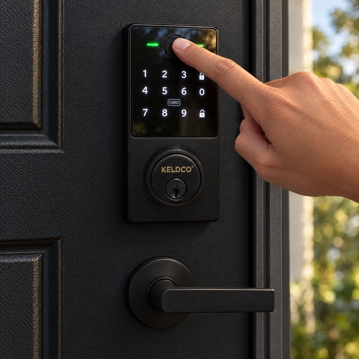 Unlocking Door Nerve with a fingerprint