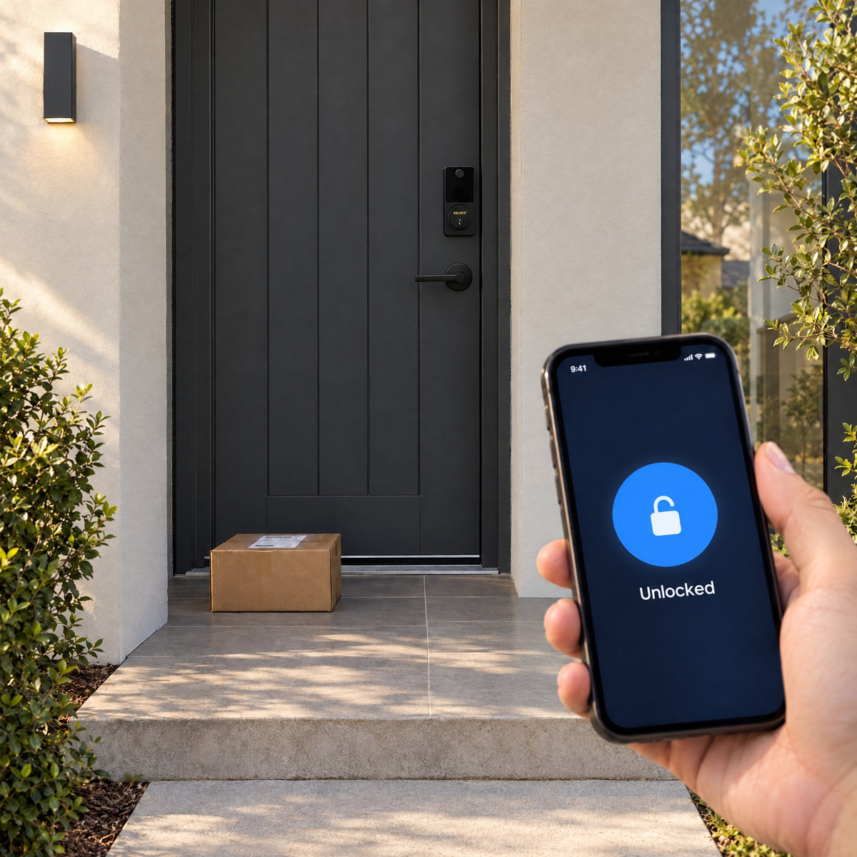Remote unlock from the KeldCo app