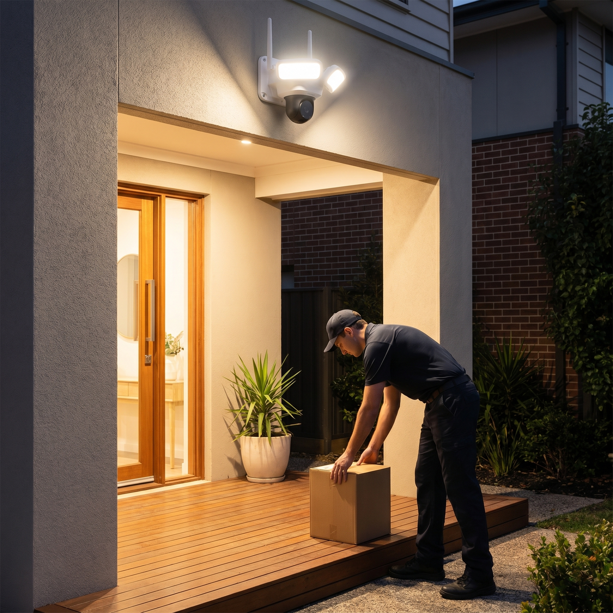 KeldCo Lumis Pro Flood Light Security Camera 24/7 Recording